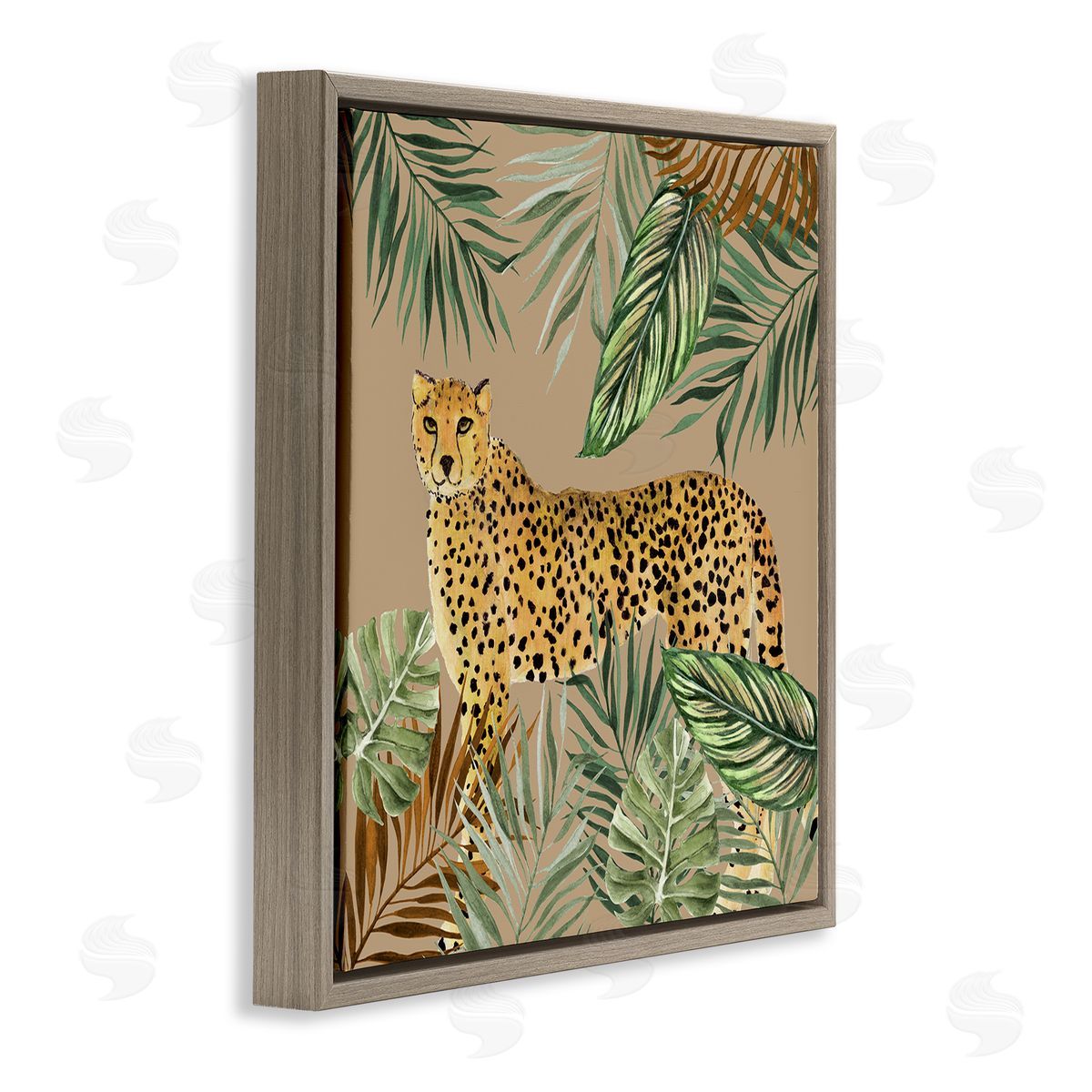 Janet Tava | Palm Leaves Around Leopard