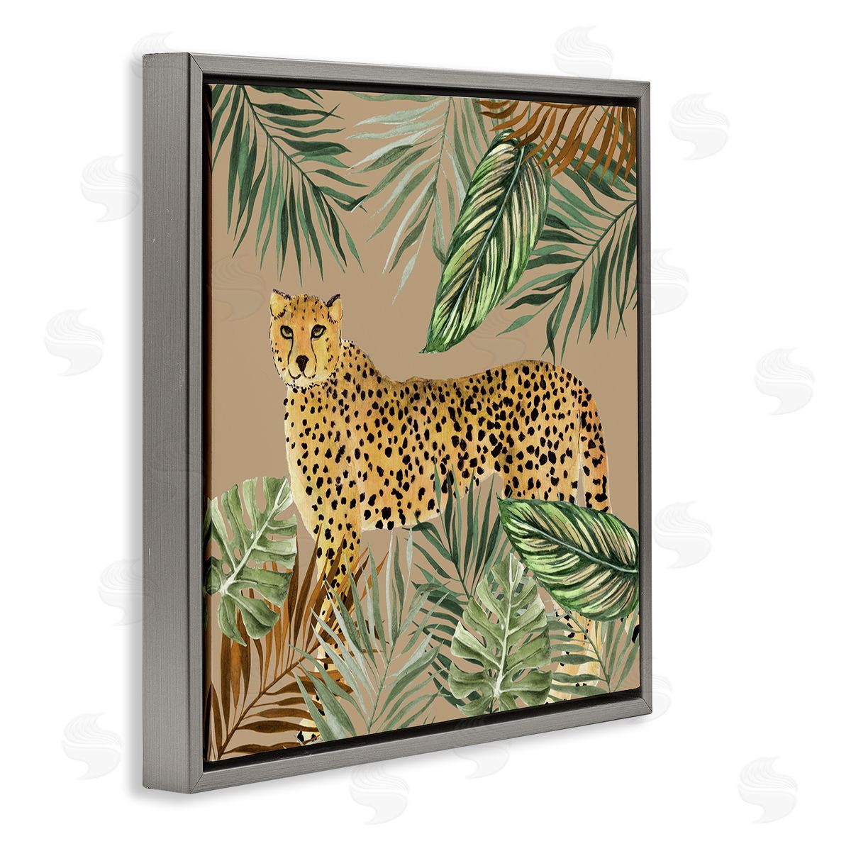 Janet Tava | Palm Leaves Around Leopard