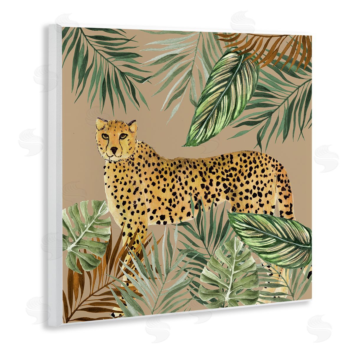 Janet Tava | Palm Leaves Around Leopard