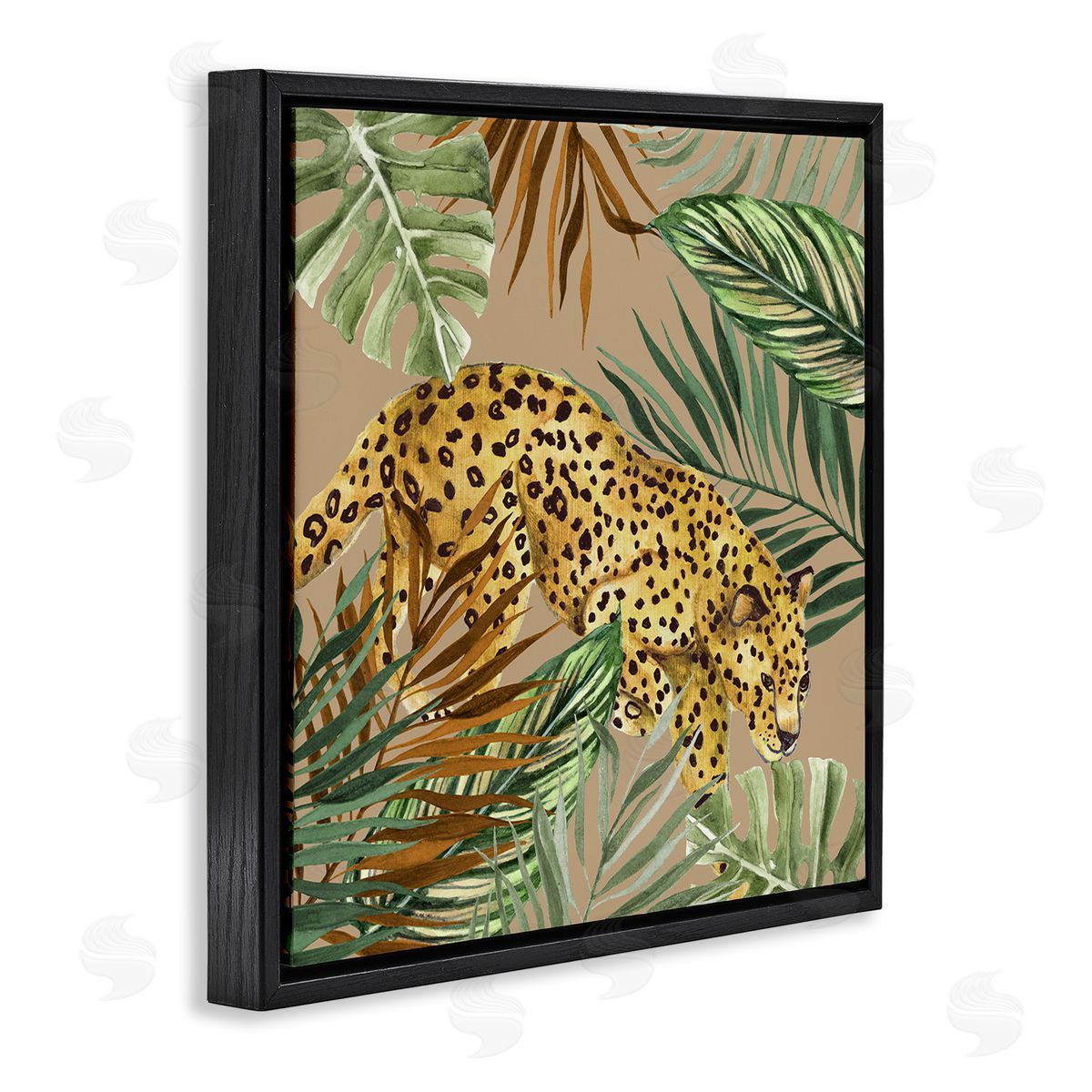 Janet Tava | Palm Leaves Surrounding Leopard