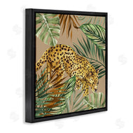 Janet Tava | Palm Leaves Surrounding Leopard