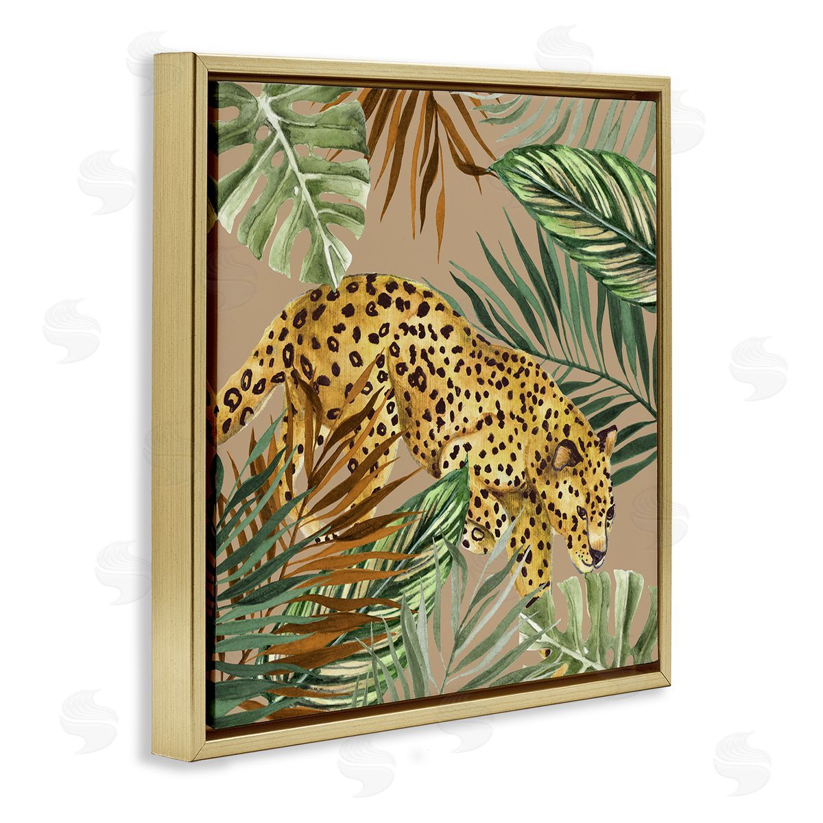 Janet Tava | Palm Leaves Surrounding Leopard