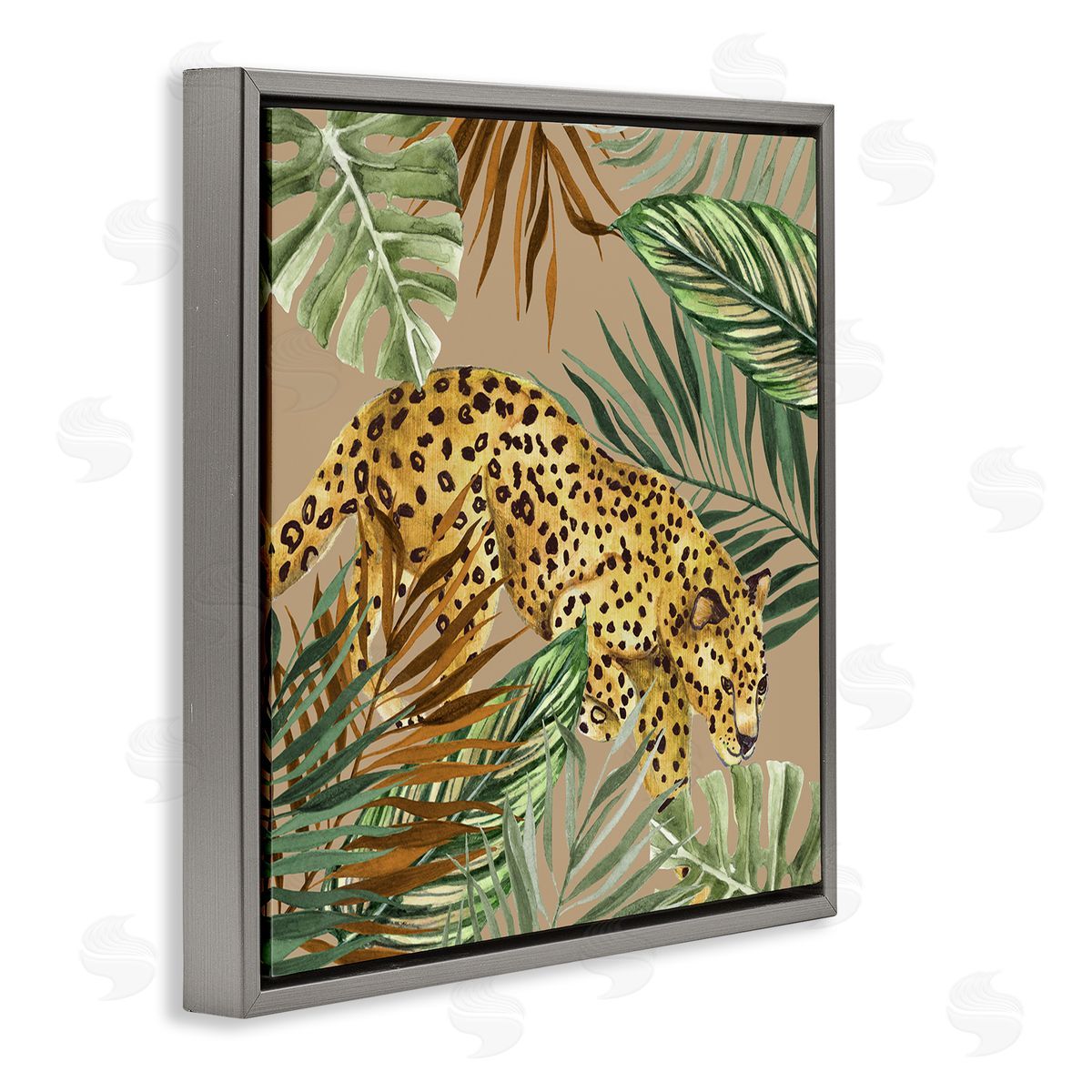 Janet Tava | Palm Leaves Surrounding Leopard
