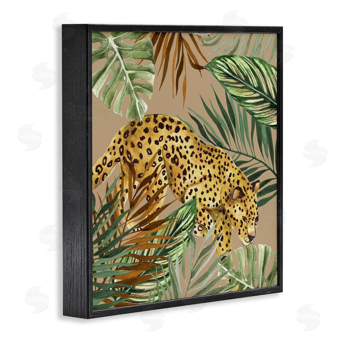 Janet Tava | Palm Leaves Surrounding Leopard
