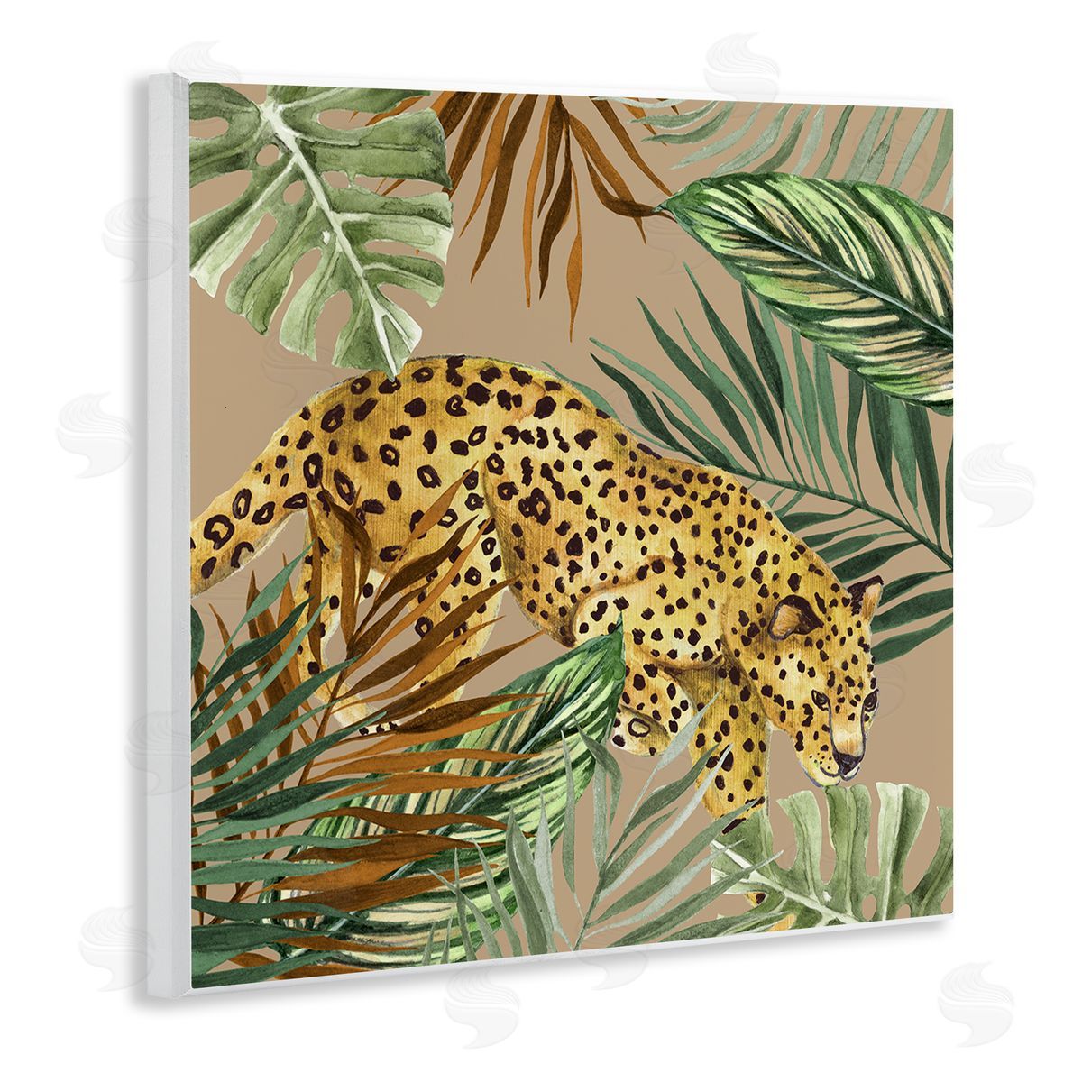 Janet Tava | Palm Leaves Surrounding Leopard