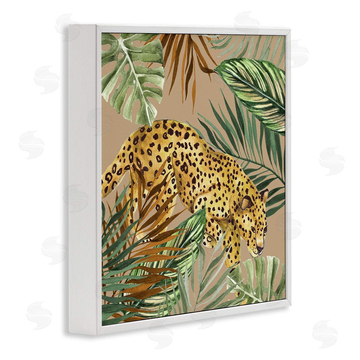 Janet Tava | Palm Leaves Surrounding Leopard