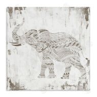 Janet Tava | Boho Stripes Elephant