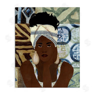 Janet Tava | Introspective Woman in Earth Tones