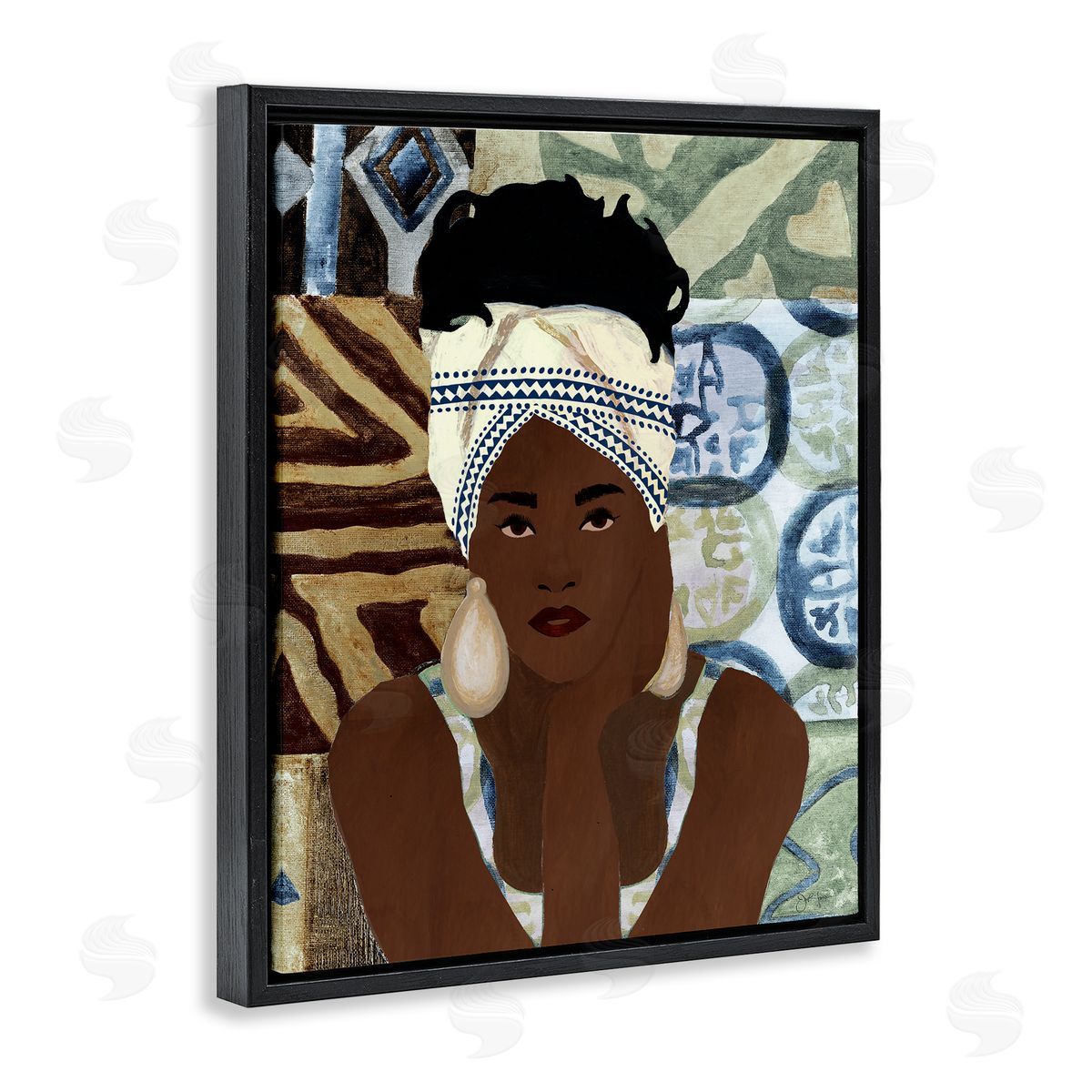 Janet Tava | Introspective Woman in Earth Tones