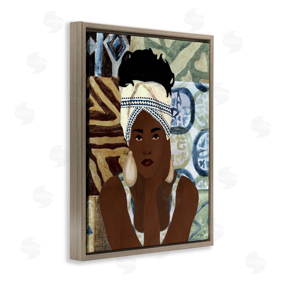 Janet Tava | Introspective Woman in Earth Tones