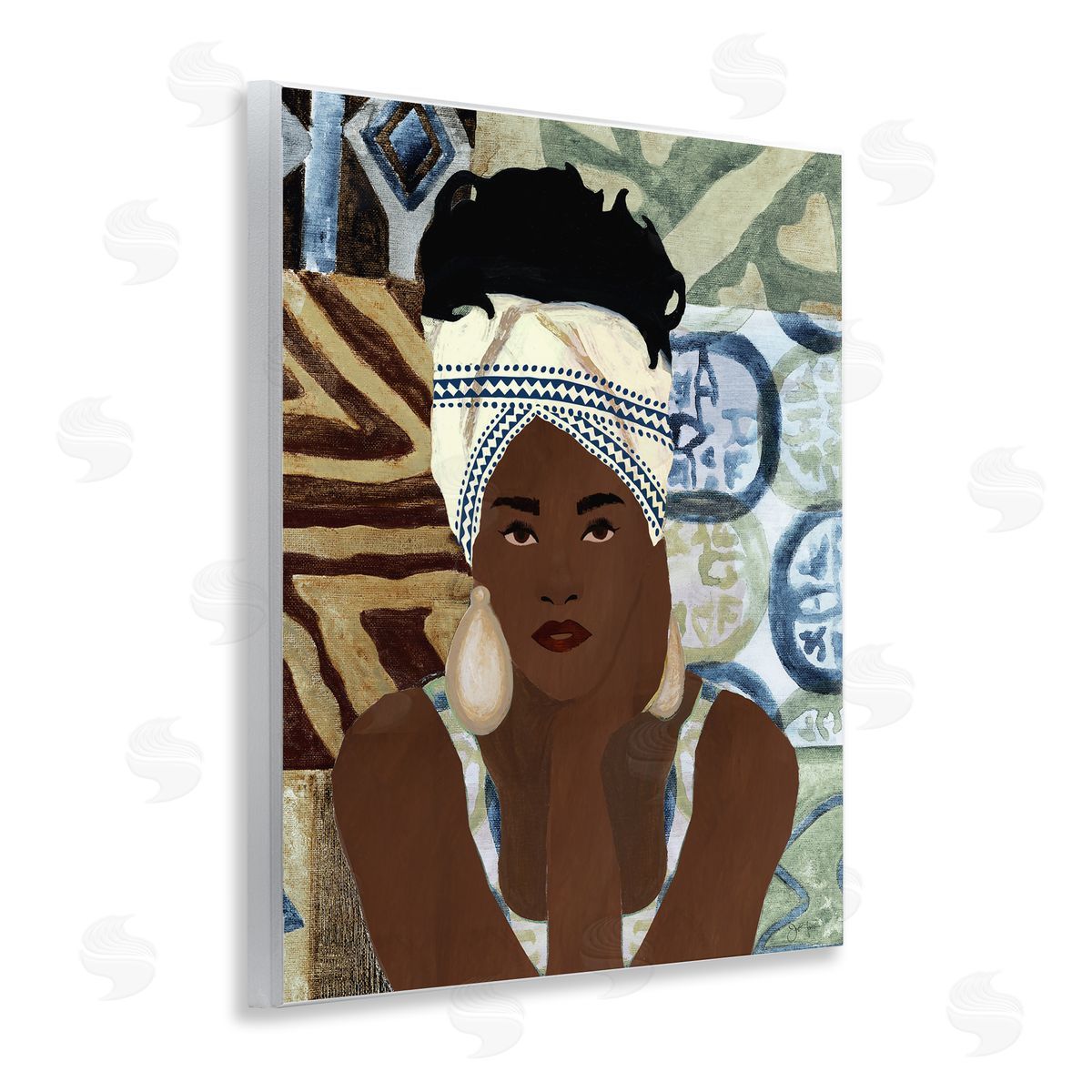 Janet Tava | Introspective Woman in Earth Tones