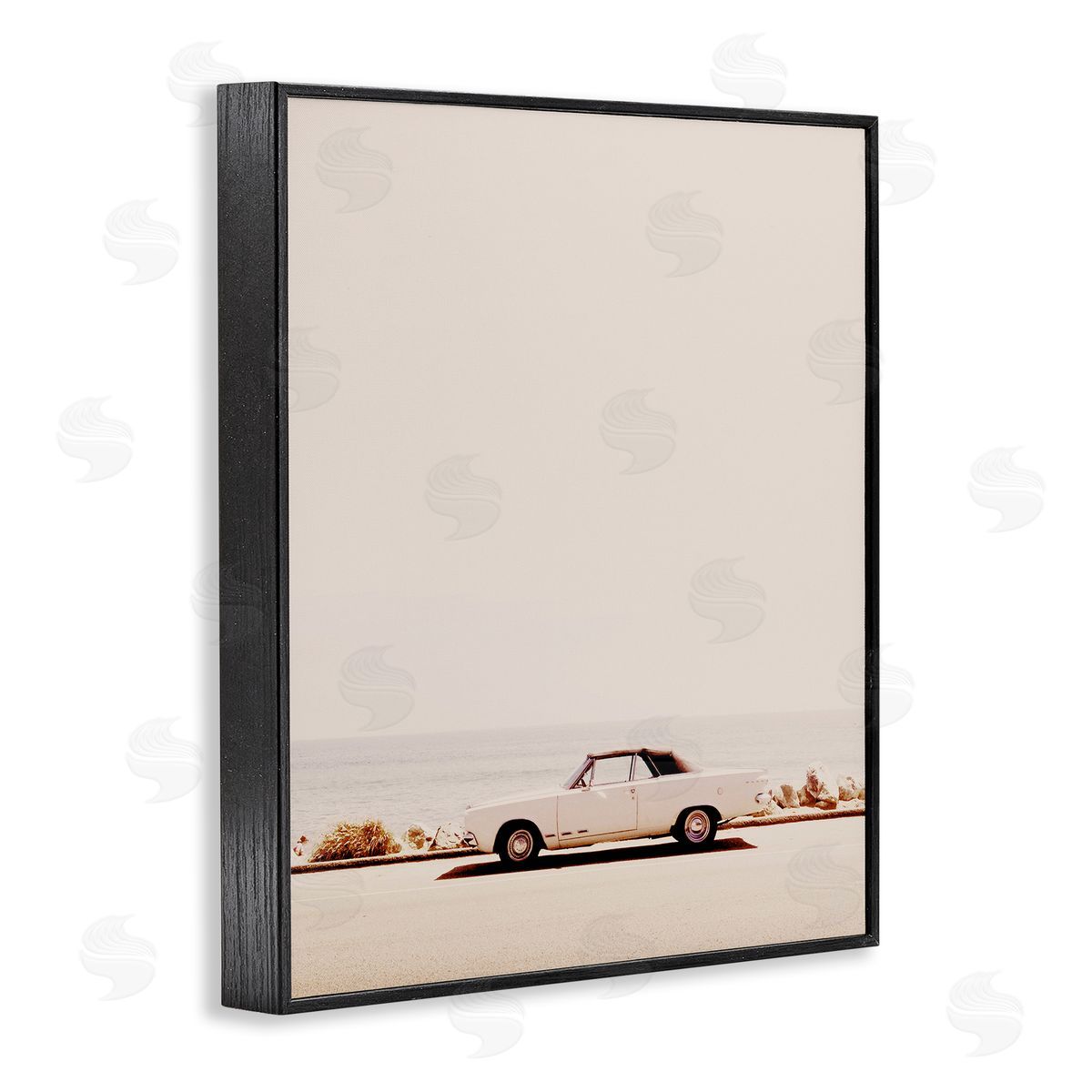 California Dreaming Antique Car Black Frame Print Wall Art, Home Decor by Gemma Bardot