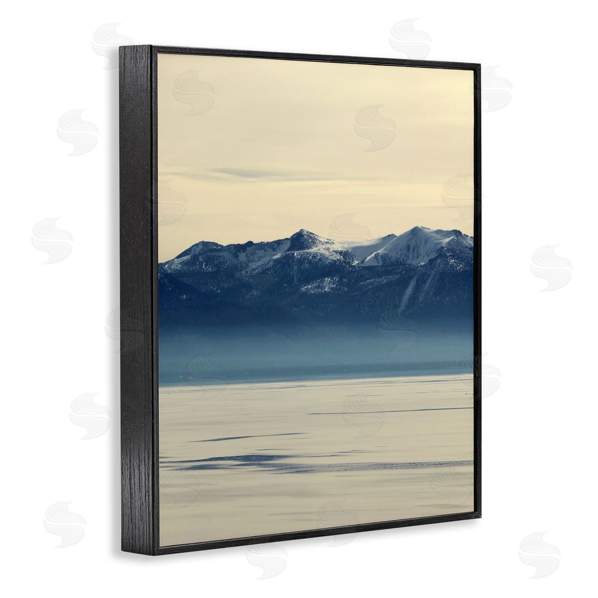 North Shore Landscape Black Frame Print Wall Art, Home Decor by Gemma Bardot
