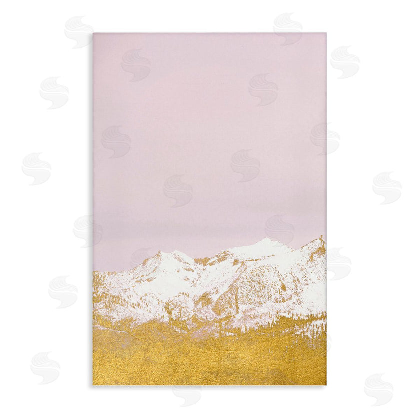 Gemma Bardot | White Tipped Mountains on Pink