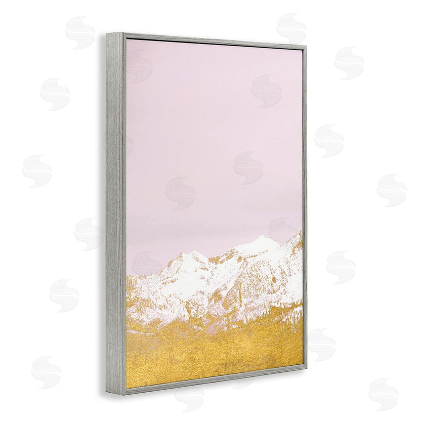 Gemma Bardot | White Tipped Mountains on Pink
