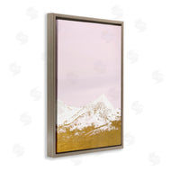 Gemma Bardot | Snowy Mountain on Pink