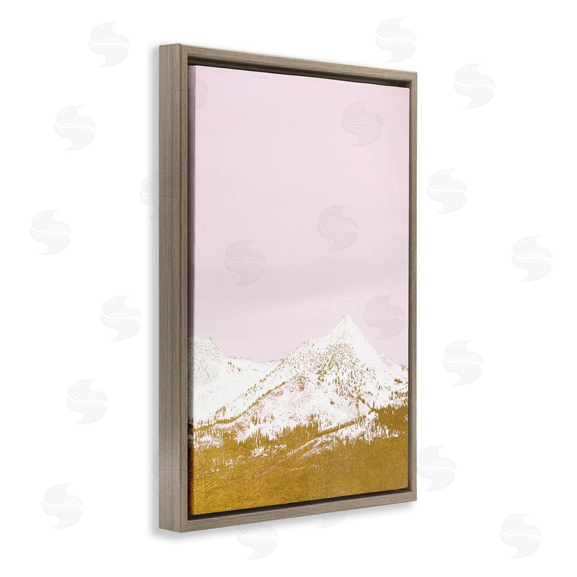 Gemma Bardot | Snowy Mountain on Pink