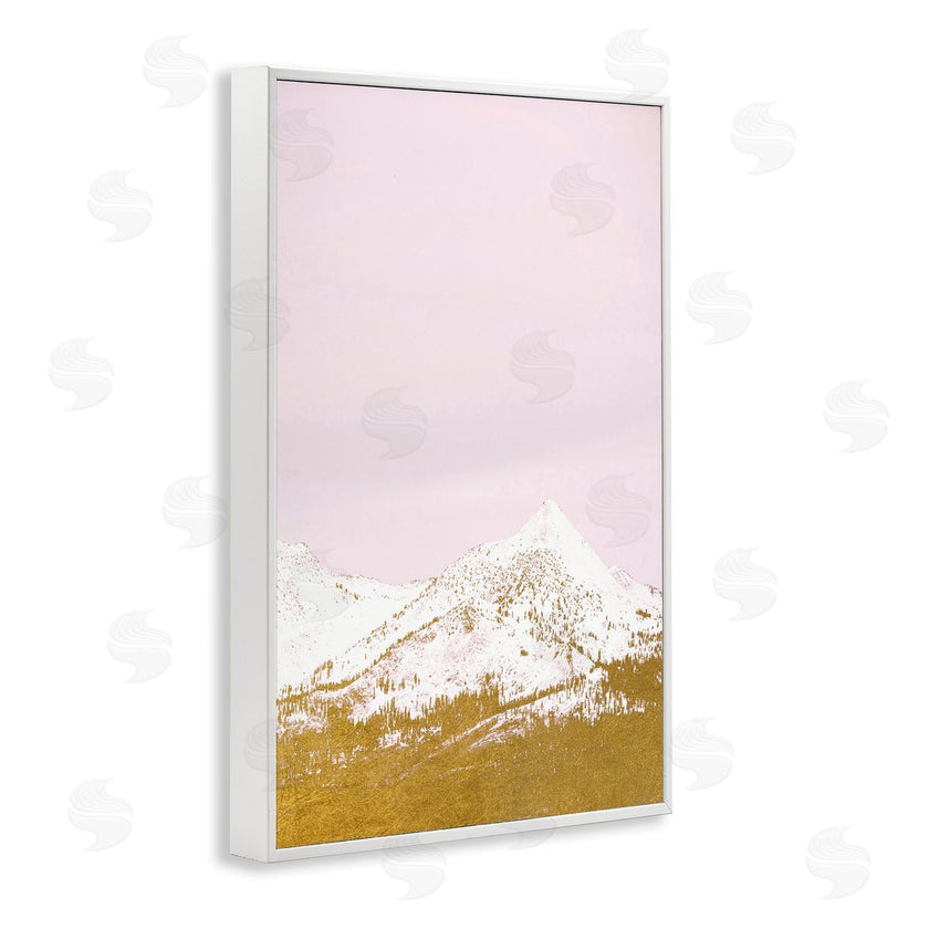 Gemma Bardot | Snowy Mountain on Pink