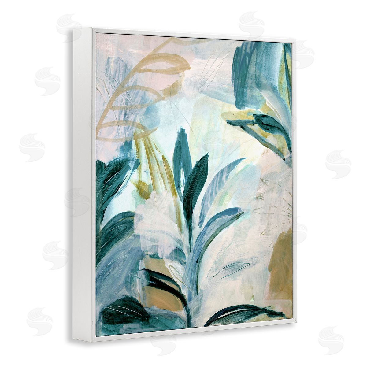 Vintage Hawaii Native Plants White Frame Print Wall Art, Home Decor by Gemma Bardot