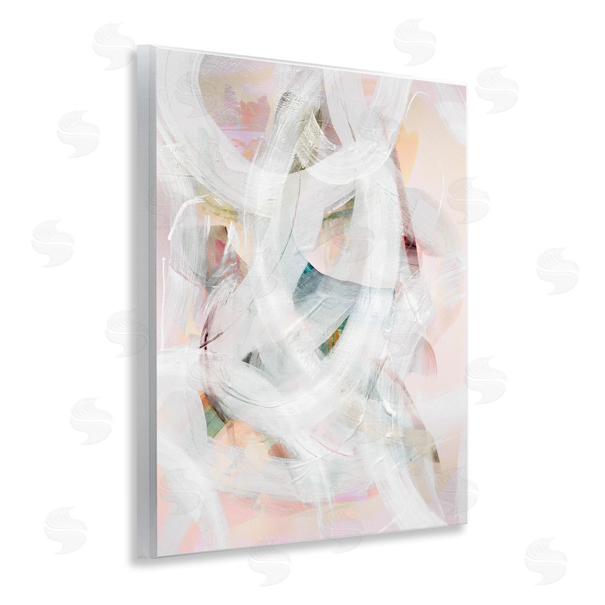 Tender Moments Abstraction Wood Plaque Wall Art, Home Decor by Gemma Bardot