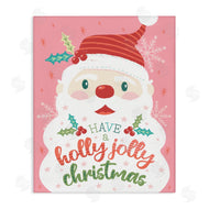 Brandi Powell | Holly Jolly Santa on Pink