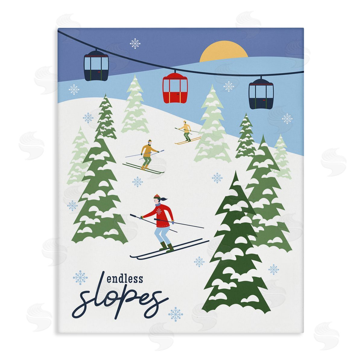 Brandi Powell | Endless Slopes Winter Ski View