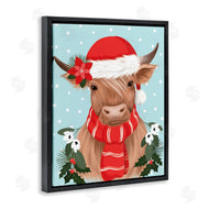 Jo Taylor | Holiday Cattle with Holly Berries