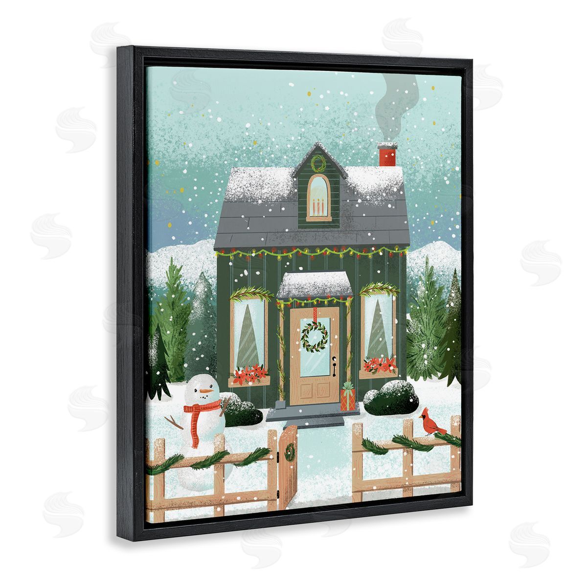 Loni Harris | Cozy Winter Cottage & Snowman
