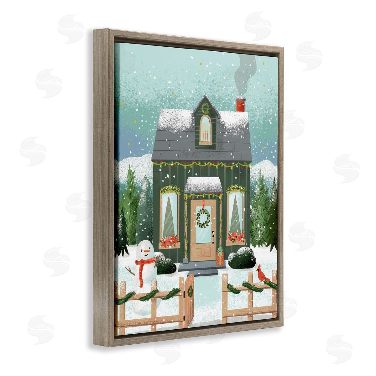 Loni Harris | Cozy Winter Cottage & Snowman