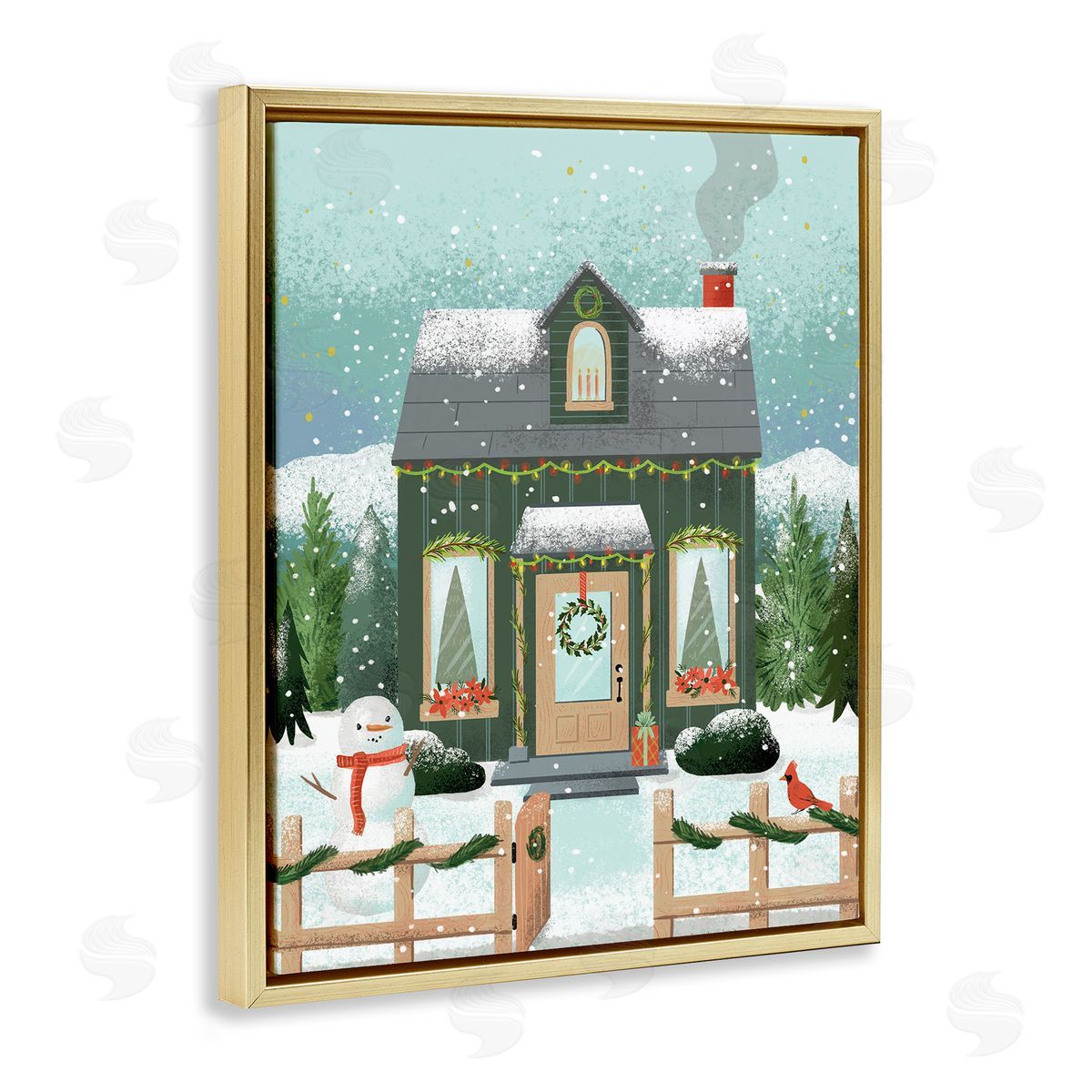 Loni Harris | Cozy Winter Cottage & Snowman