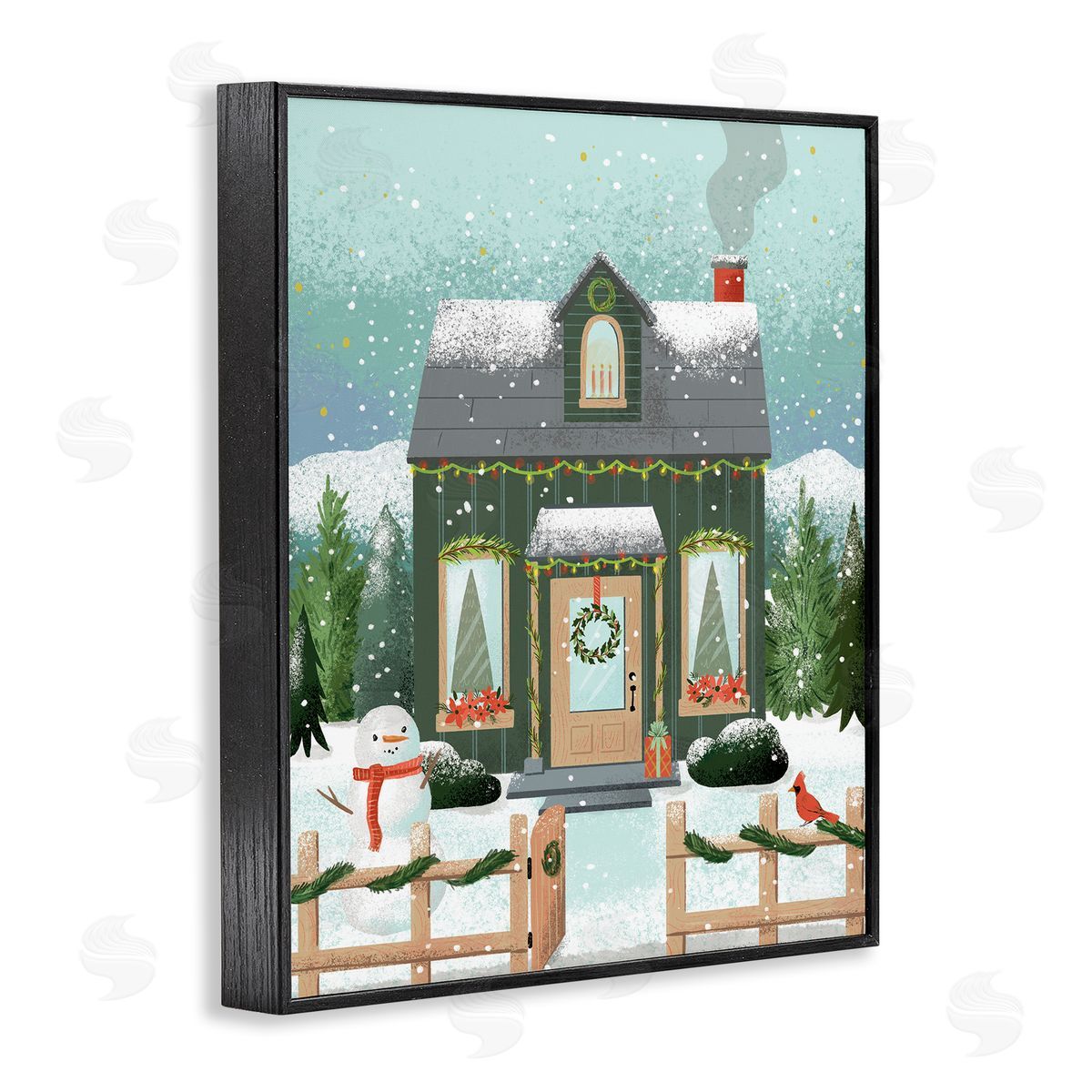 Loni Harris | Cozy Winter Cottage & Snowman