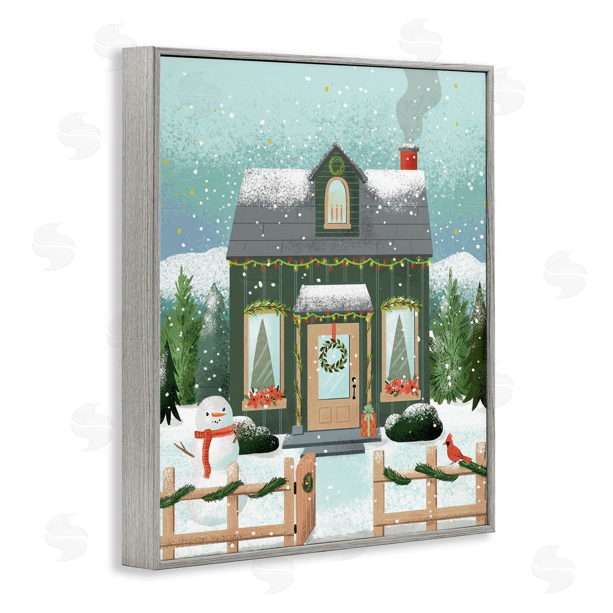 Loni Harris | Cozy Winter Cottage & Snowman