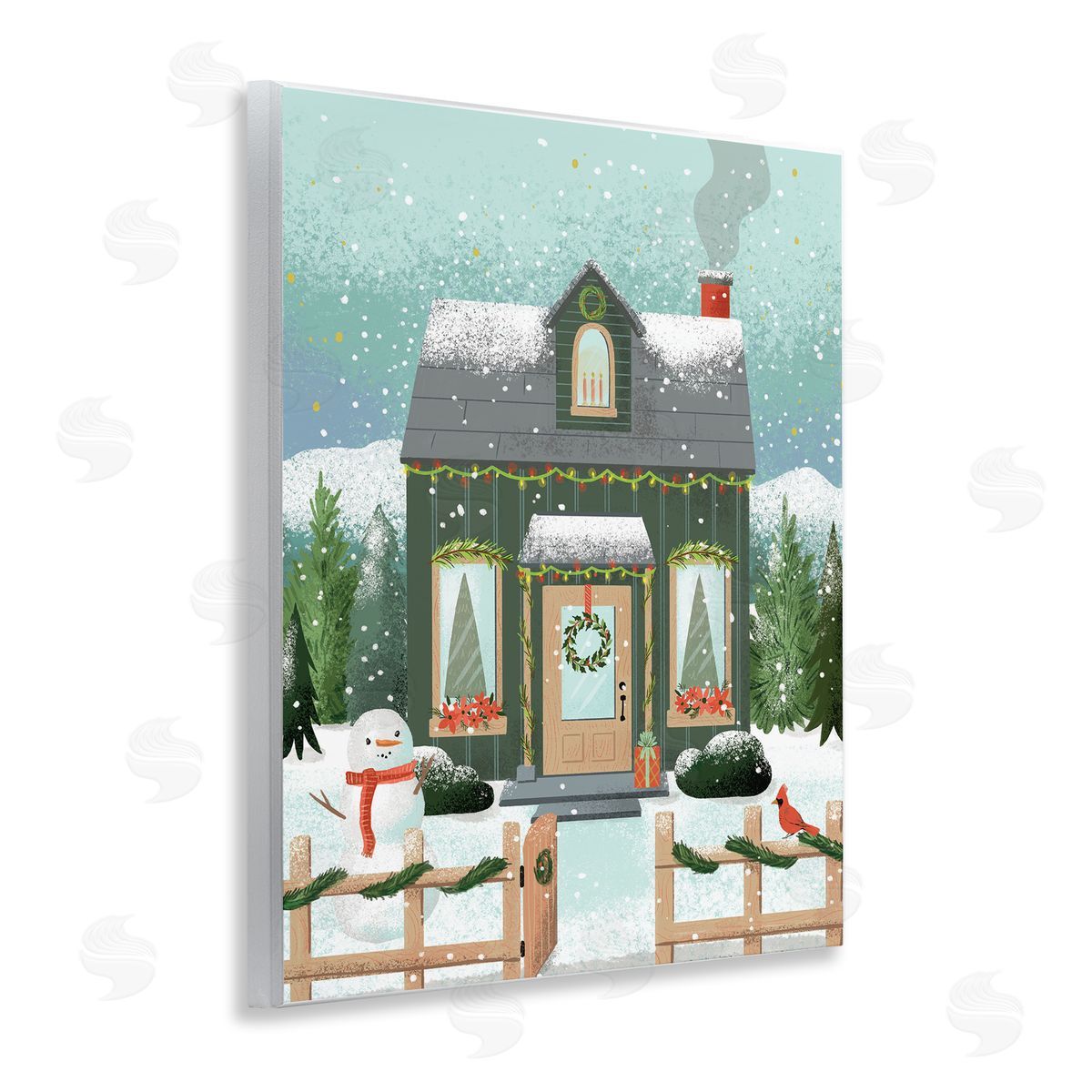 Loni Harris | Cozy Winter Cottage & Snowman