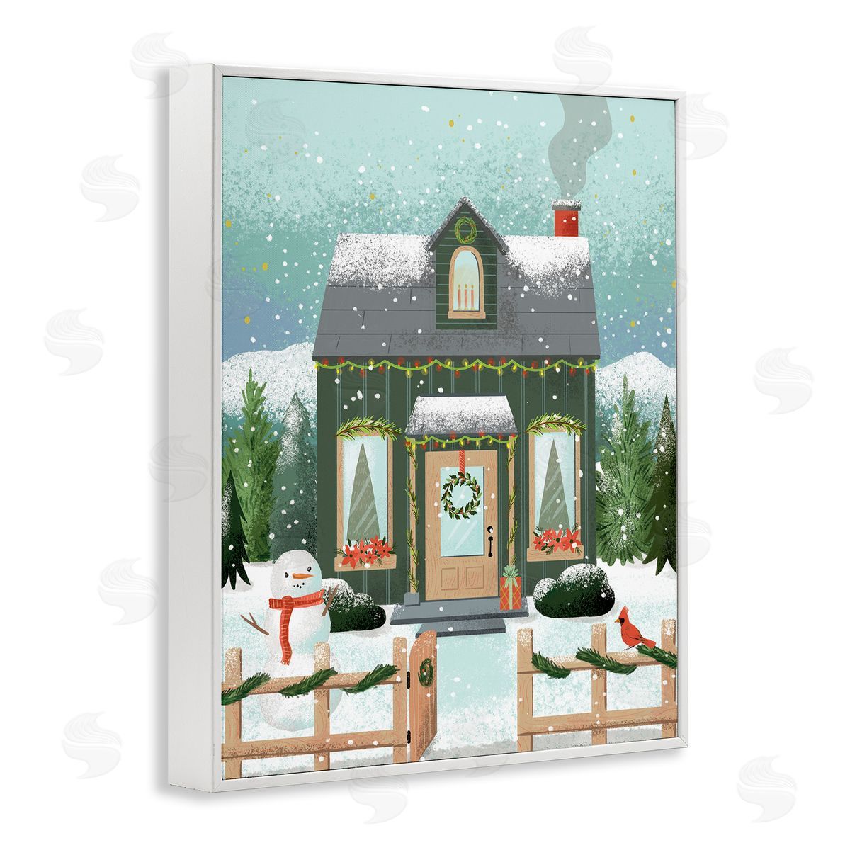 Loni Harris | Cozy Winter Cottage & Snowman