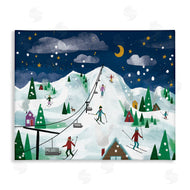 Loni Harris | Nighttime Ski Slopes