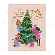 Macu Barreto | Family Adorning Christmas Tree