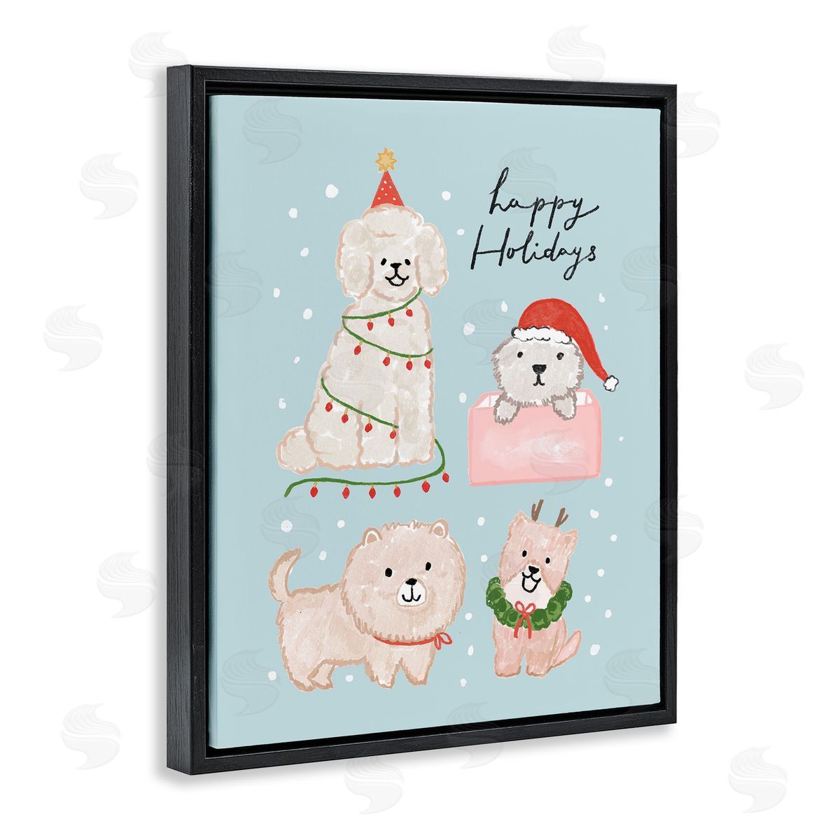 Nina Muis Surface Design | Winter Puppies Fluff Collection