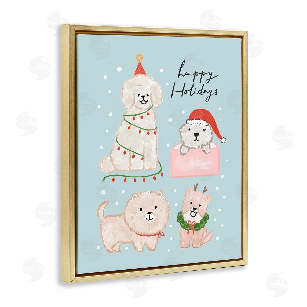 Nina Muis Surface Design | Winter Puppies Fluff Collection