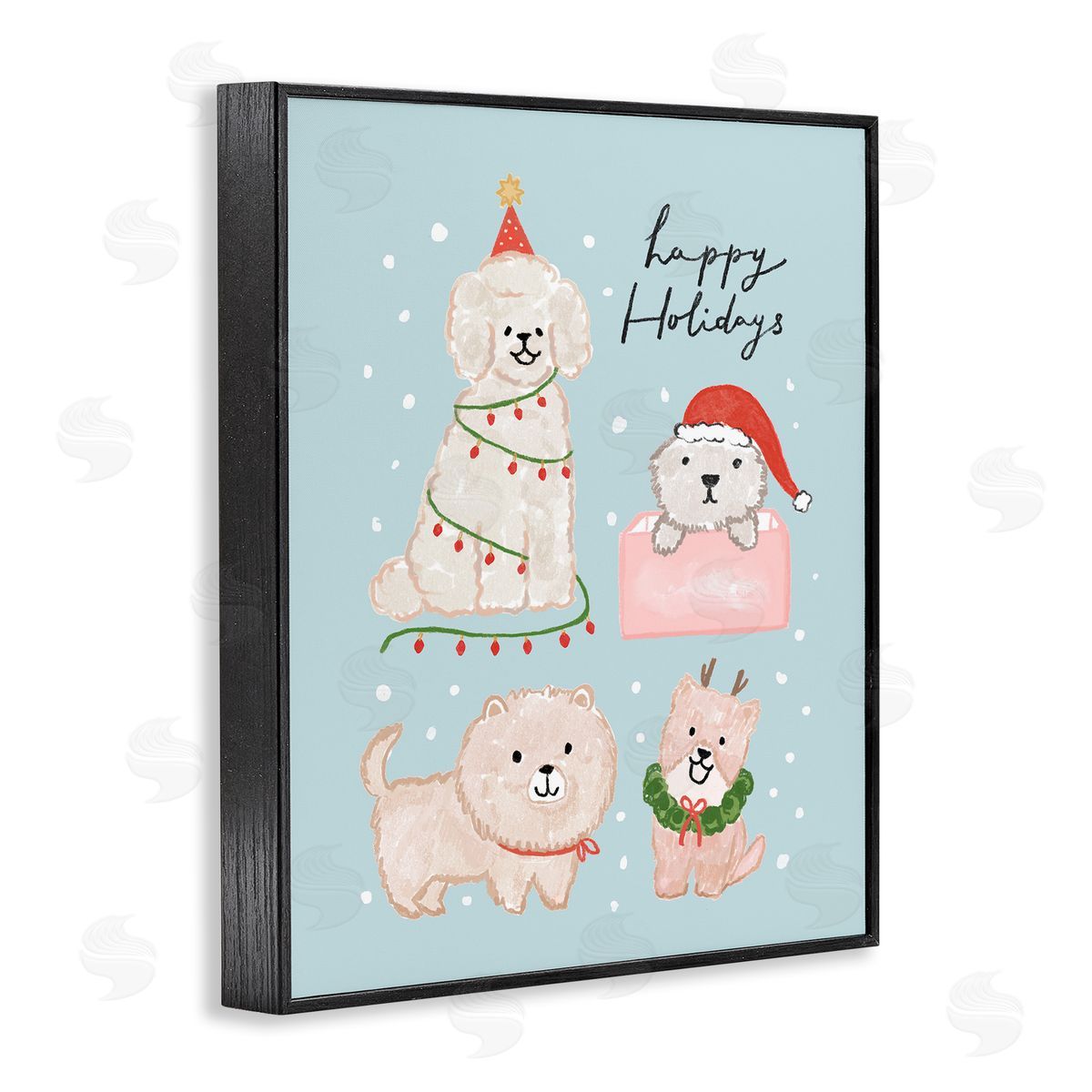 Nina Muis Surface Design | Winter Puppies Fluff Collection