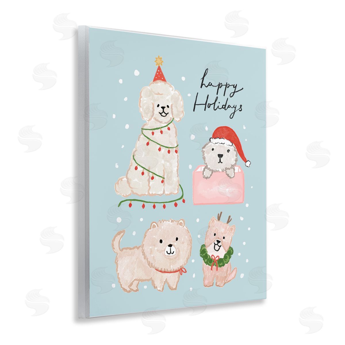 Nina Muis Surface Design | Winter Puppies Fluff Collection