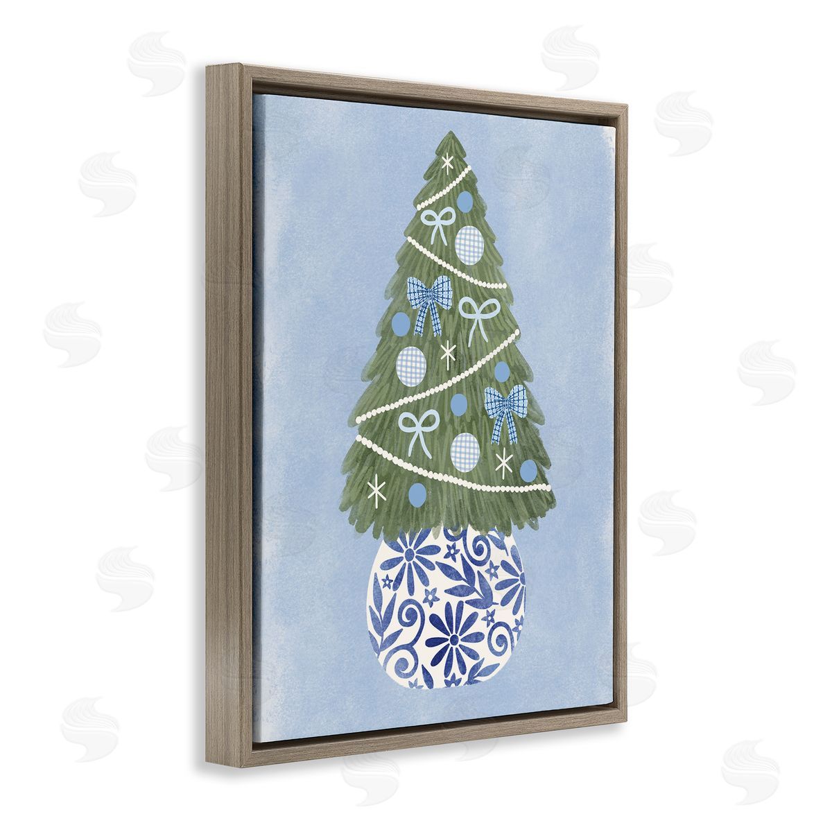 Taylor Shannon Designs | Blue & White Christmas Tree