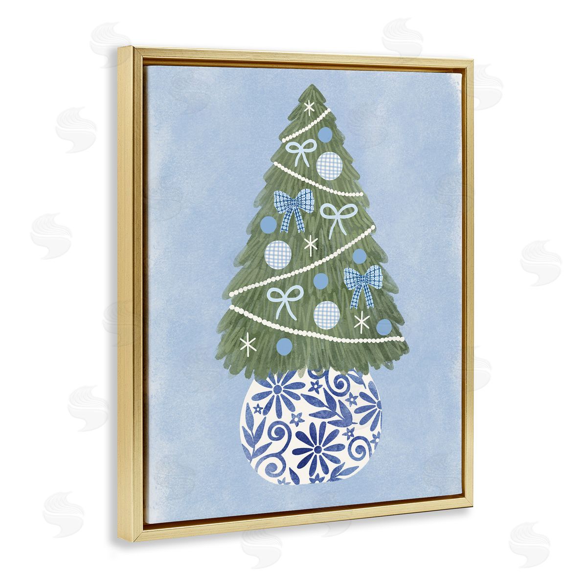 Taylor Shannon Designs | Blue & White Christmas Tree