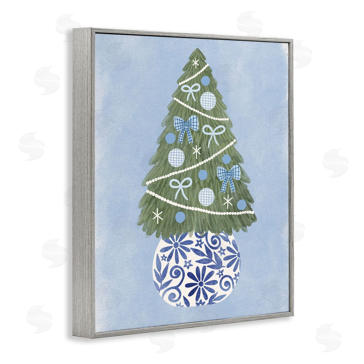 Taylor Shannon Designs | Blue & White Christmas Tree