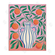Caroline Alfreds | Midcentury Modern Orange Vase