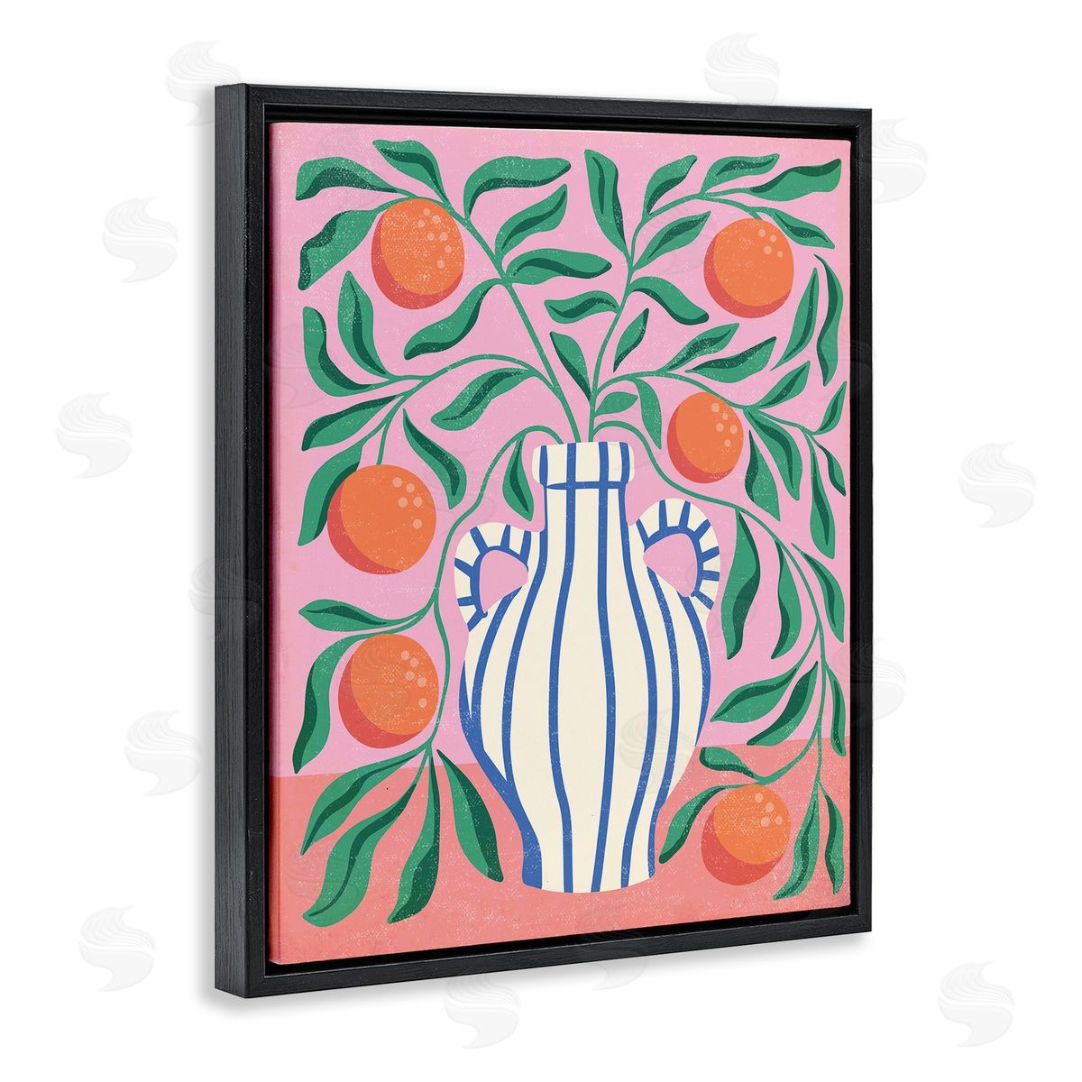 Caroline Alfreds | Midcentury Modern Orange Vase