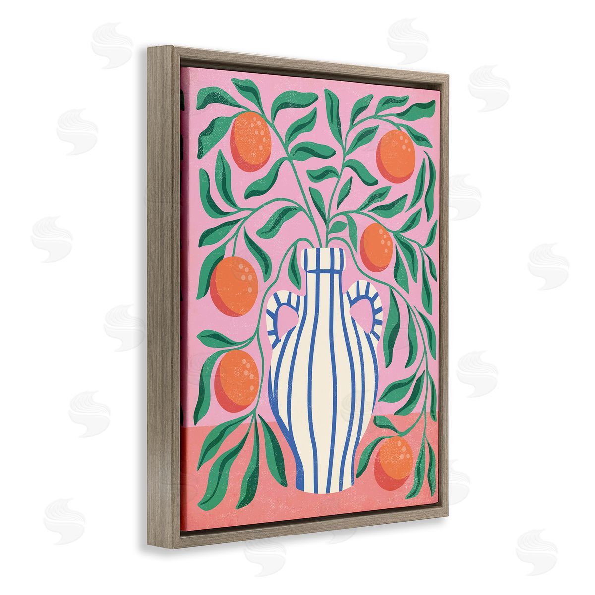 Caroline Alfreds | Midcentury Modern Orange Vase