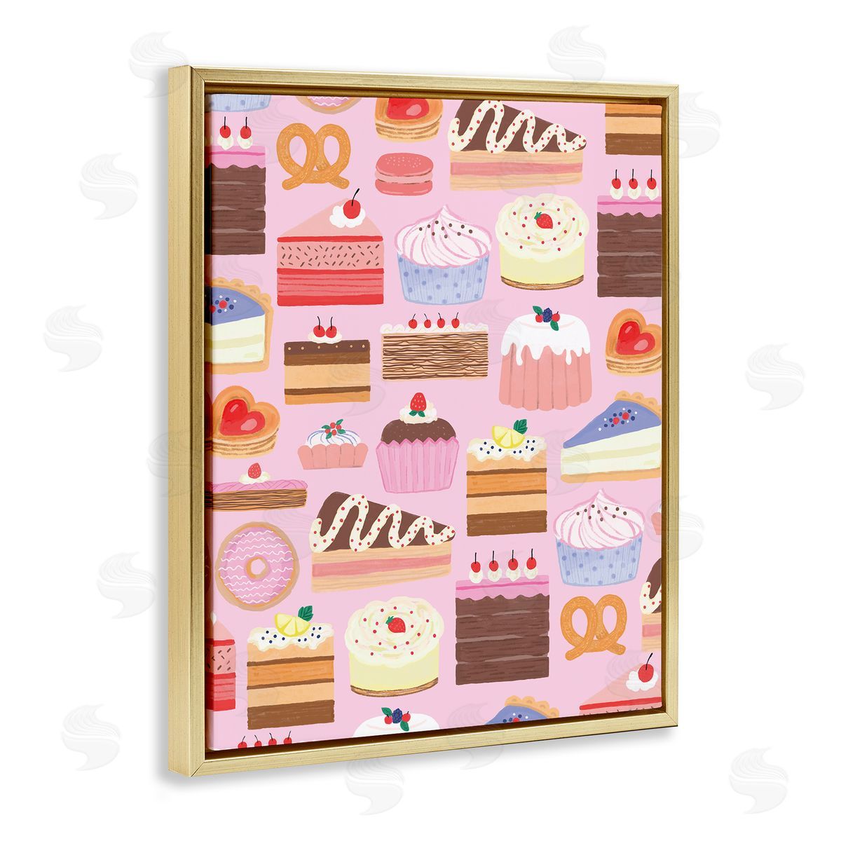Nina Muis Surface Design Sweet Tooth Desserts Collection Canvas Wall Art Print