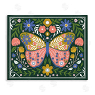 Loni Harris | Folk Patterned Butterfly Florals