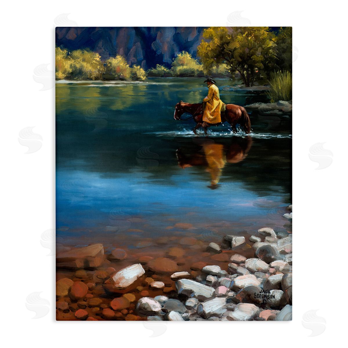 Jack Sorenson | Horse & Man in Rocky River