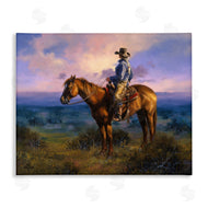 Jack Sorenson | Cowgirl & Horse at Sunset